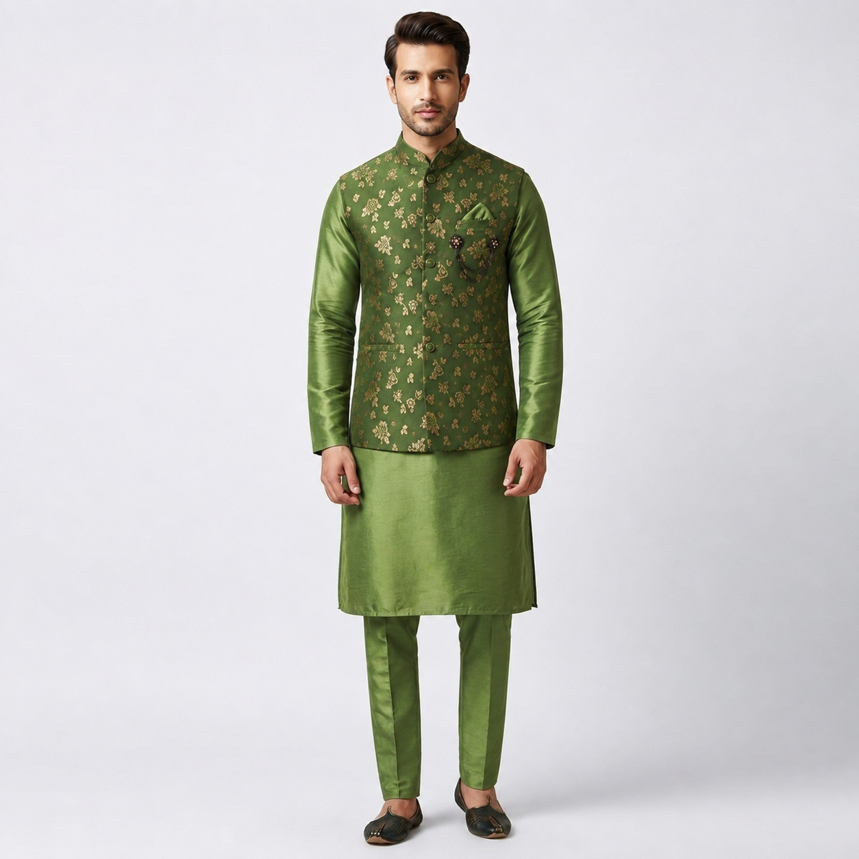 King Rabbet Premium Three Piece Kurta For Men
