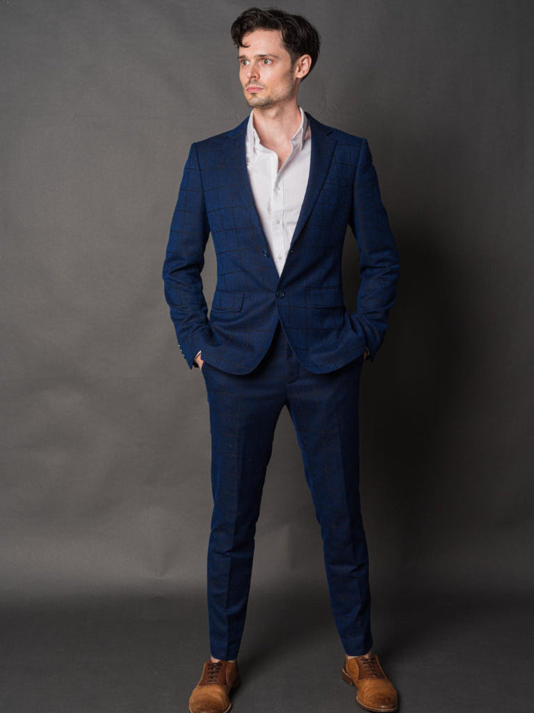 Midnight Check Suit