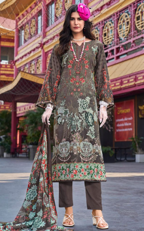 Premium Women Suit Fabric Made From 100% Pure Cotton