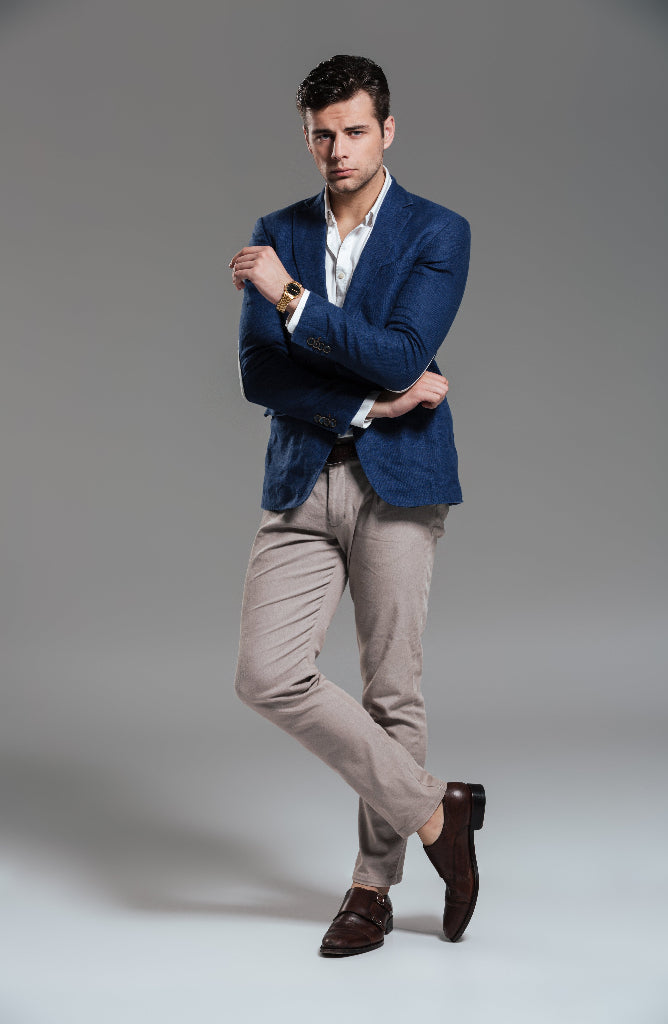 Royal Blue Fitted Blazer