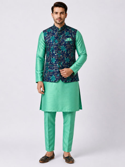 King Rabbet Premium Three  Piece Kurta Set For Men
