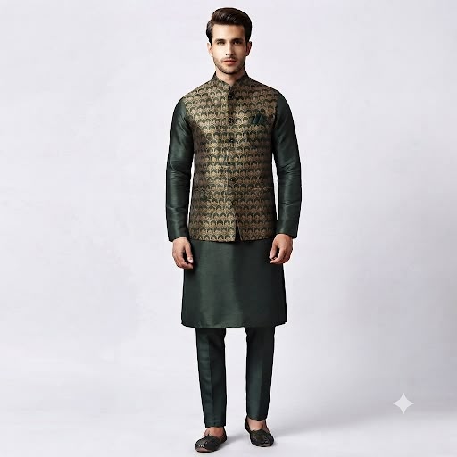 King Rabbet Premium Three Piece Kurta For Men