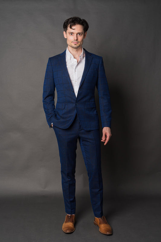 Midnight Check Suit