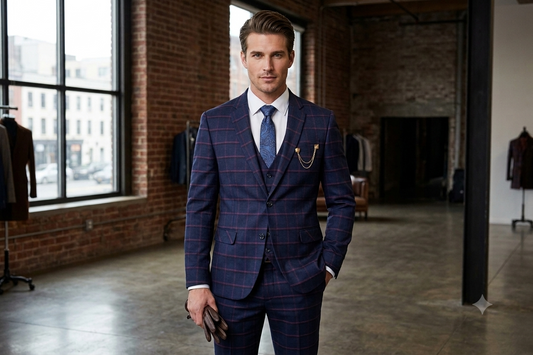 King Rabbit Premium Three Piece Wedding Suits For Mens