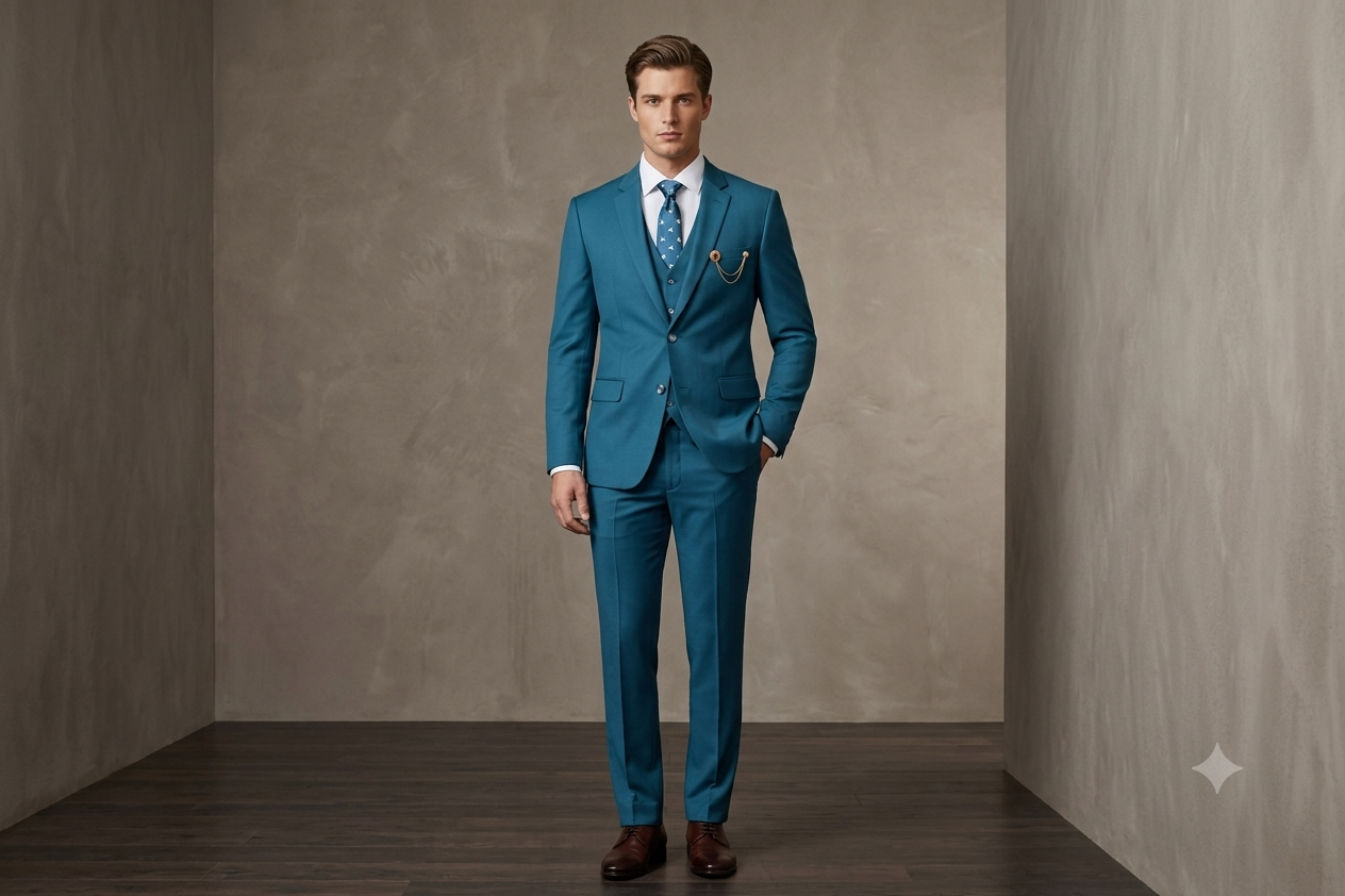 King Rabbit Premium Three Piece Wedding  Suits For Men