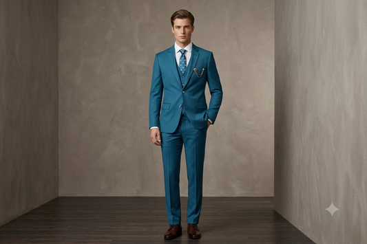 King Rabbit Premium Three Piece Wedding  Suits For Men