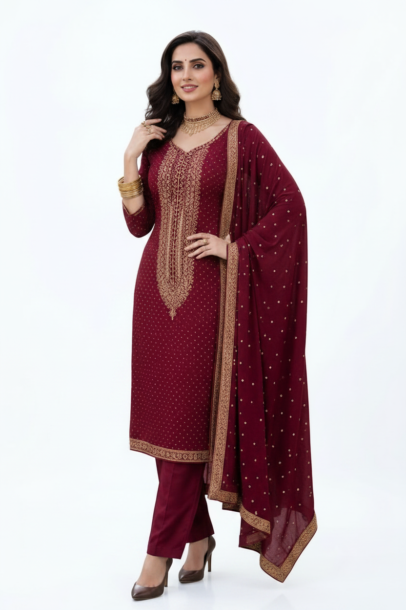 King Rabbet Premium Cotton Blend Suit Fabrics For Women