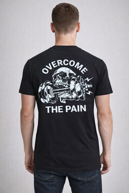 Premium Short Sleeves  Black Printed  T-Shirt Made From 100% Cotton