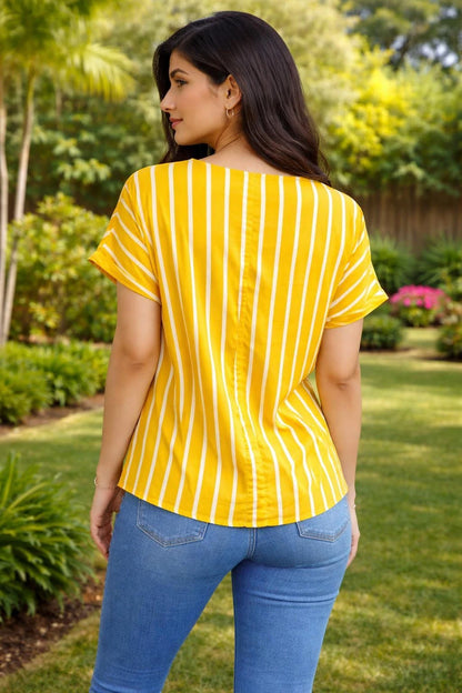 Premium Striped  Top For Female