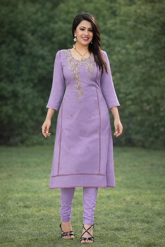 King Rabbit Unstitched Viscose Rayon Salwar Suit Material Embroidered